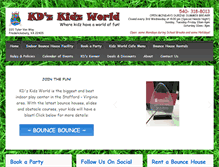 Tablet Screenshot of kdkidzworld.com